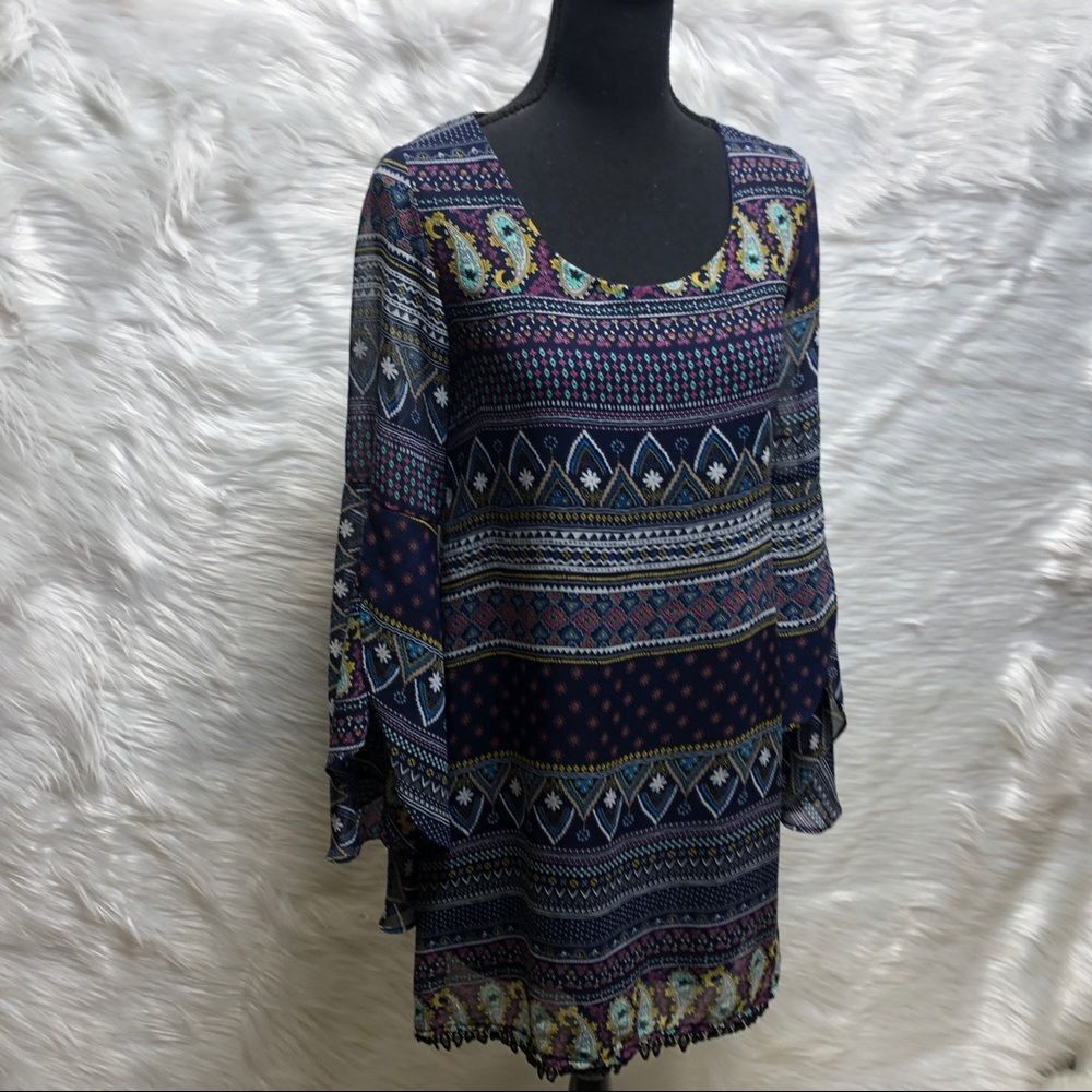 Nordstrom Dee Elle dress Bell Sleeves